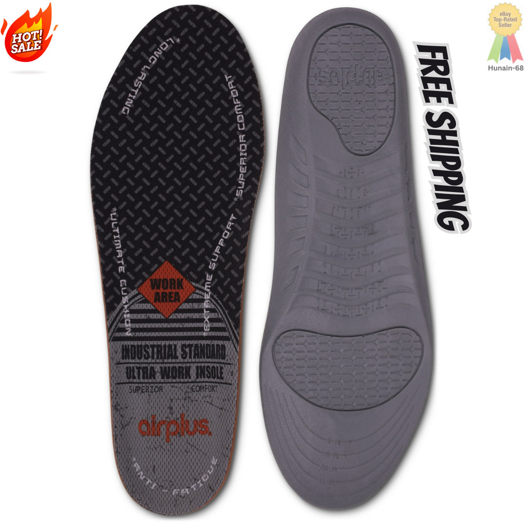 Airplus Ultra Work Memory Insole Men’S 7-13, Cut-To-Fit