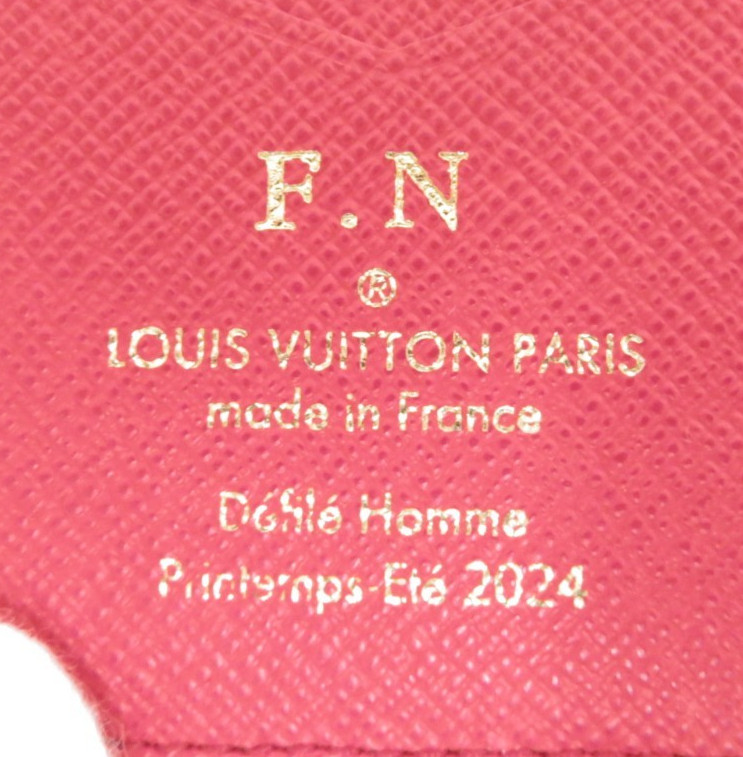 Auth LOUIS VUITTON Damier Giant Pocket Organizer de Poche Card Case F#53497