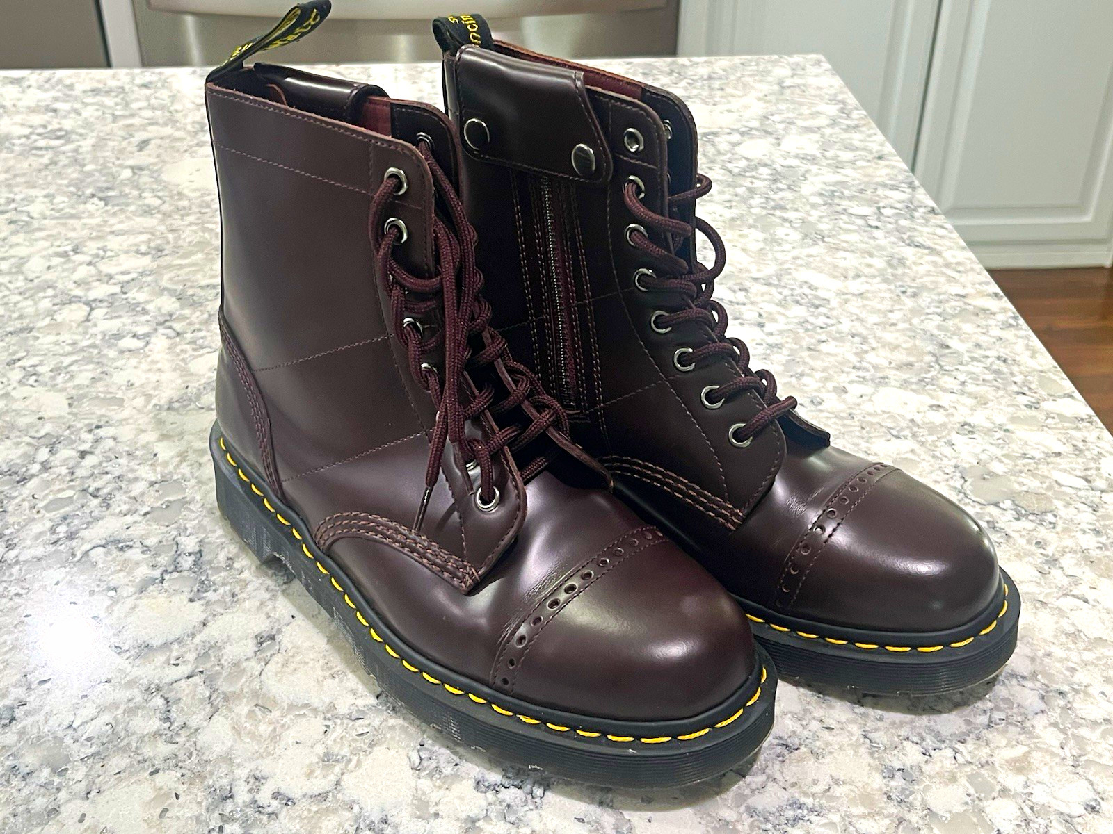 Dr. Martens X Needles Zip Lace-Up Made England US 9 *Read Description