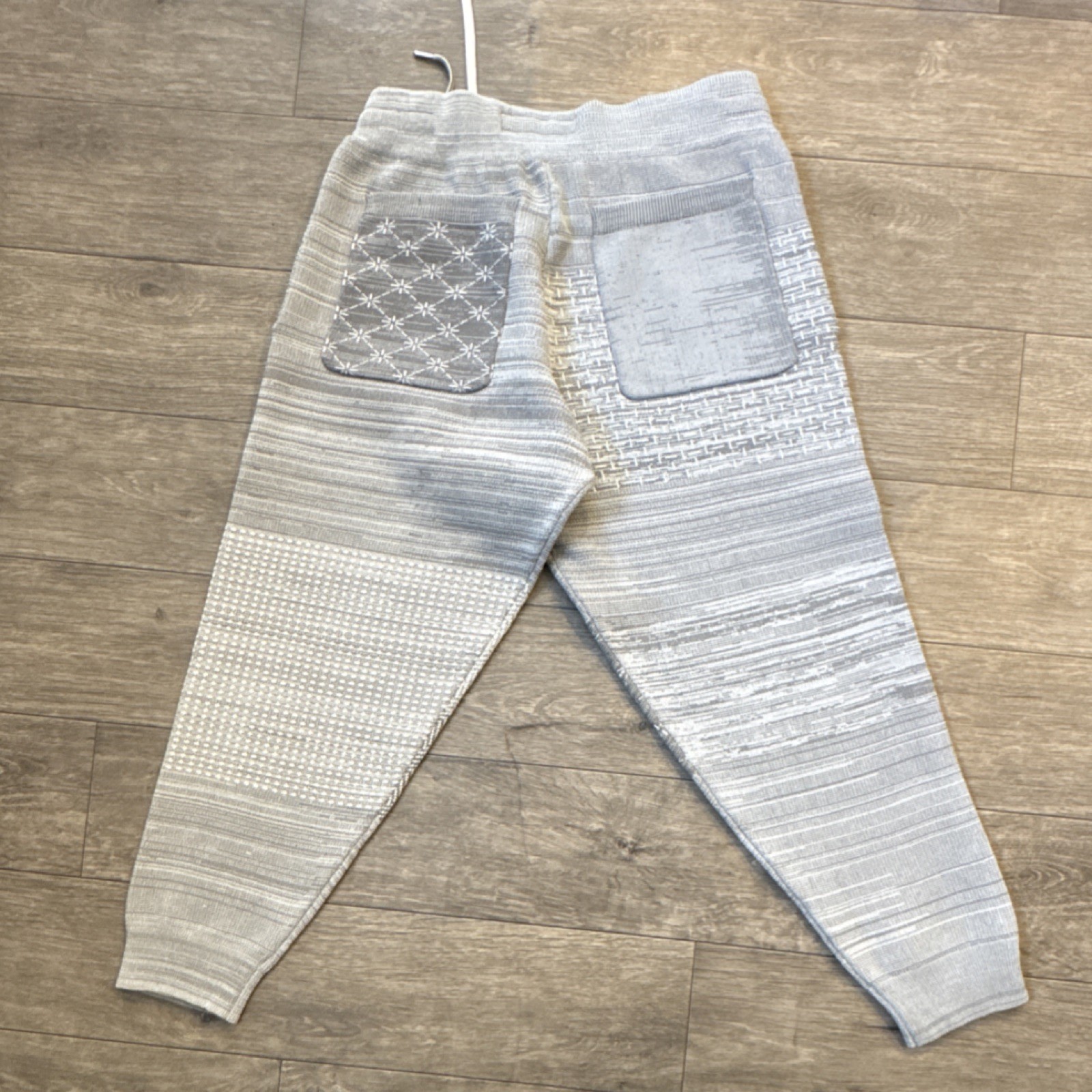 FDMTL Tokyo Japan Patchwork Joggers Gray Size 3 Japanese Streetwear