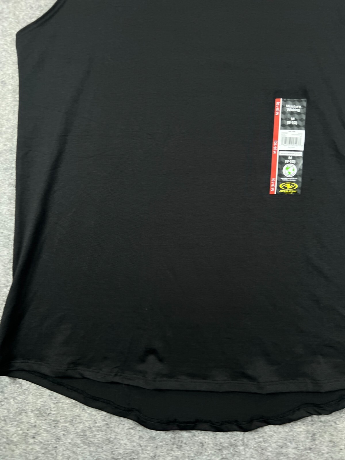 NWT Athletic Works Tank Top Mens Medium Black Tee Athletic Active Workout 7