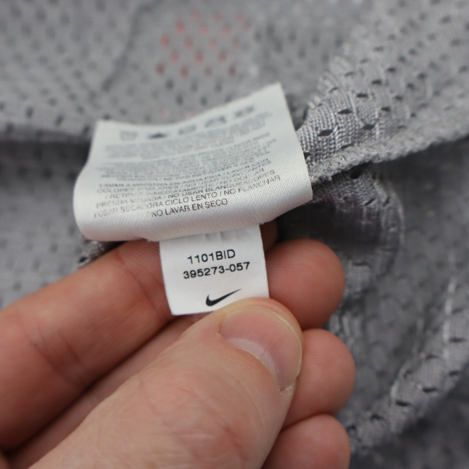 Nike Practice Mesh Football Silky Dazzle Jersey Mens XXL/XL Silver Vtg 90s Y2K