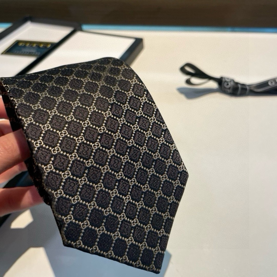 GUCCI TIE AUTHENTIC SILK 100% WIDTH:7CM