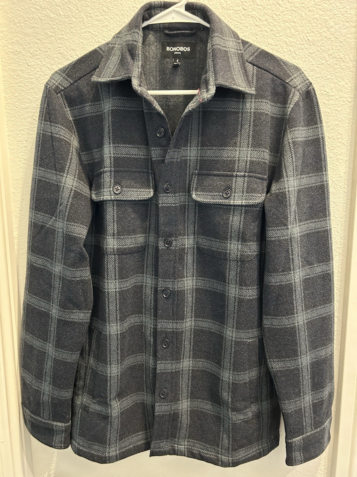 Bonobos Flannel Shirt Jacket – Men’s Size Small