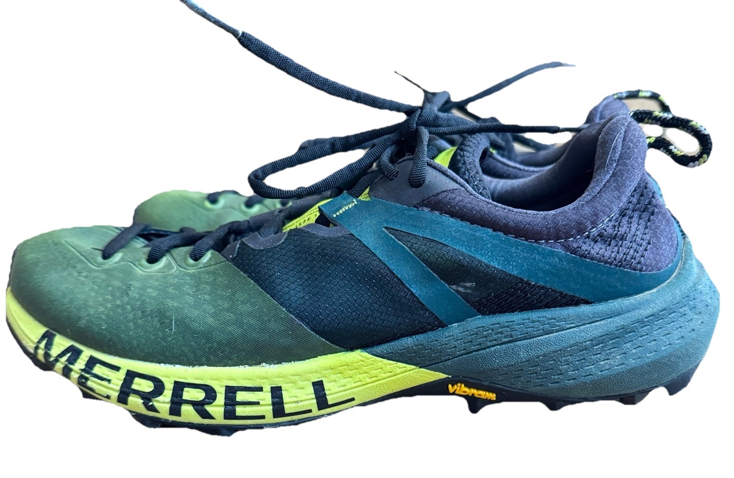 Merrell Womens Size 6 MTL MQM Hi Viz Jade Hiking Sneakers Shoes