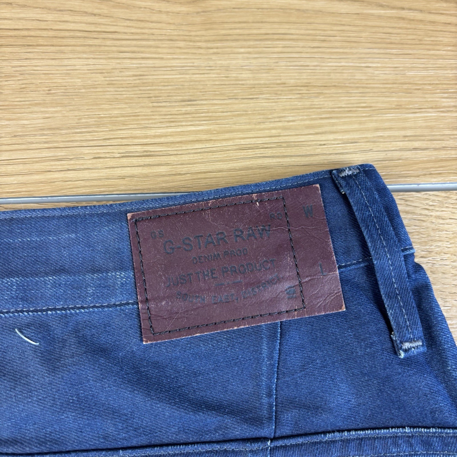 G-Star Raw Dark Blue Denim Type C 3D Loose Tapered Jeans W32 L32 Men’s Button