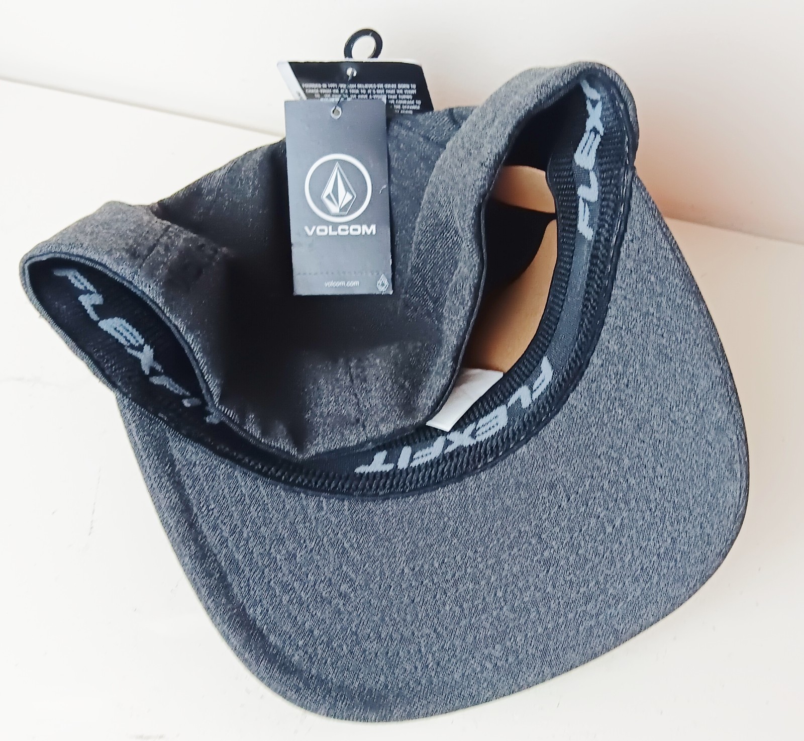 Volcom Full Stone Dark Heather Gray Logo Hat Cap Size Large/ XL NWT