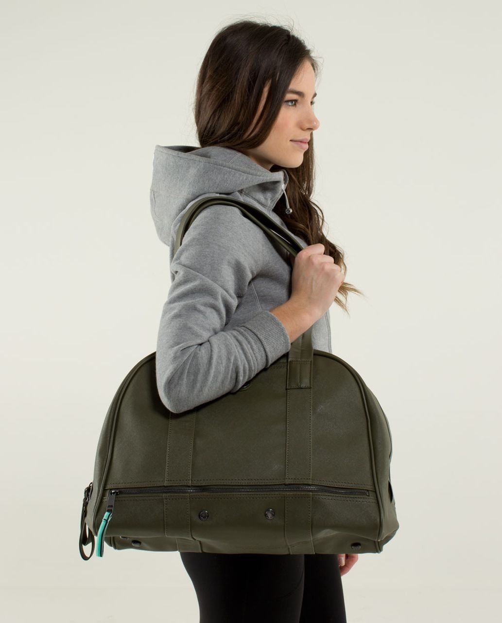NWT Lululemon Om For All Bag In Fatigue Green