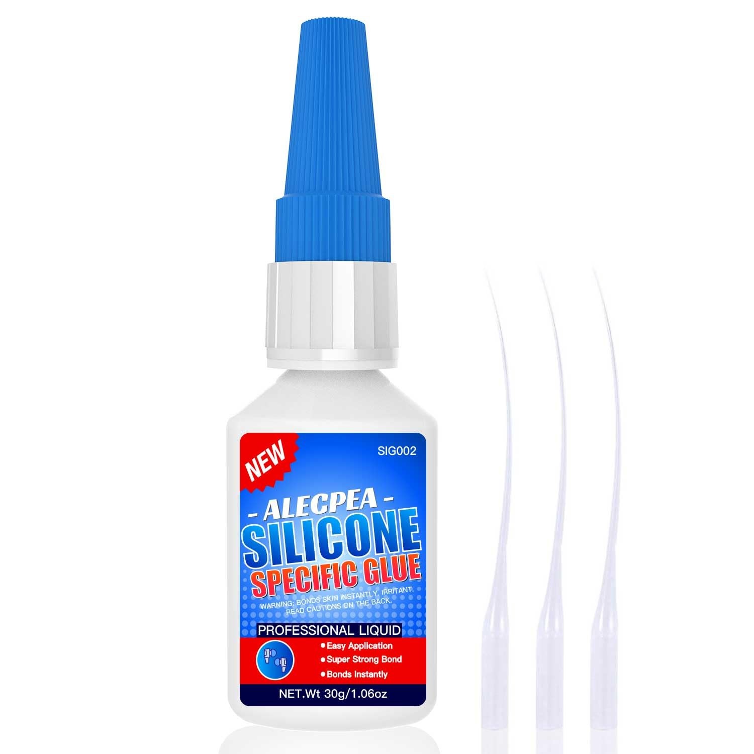 ALECPEA 30g Professional Silicone Glue – 30g/1Pack,