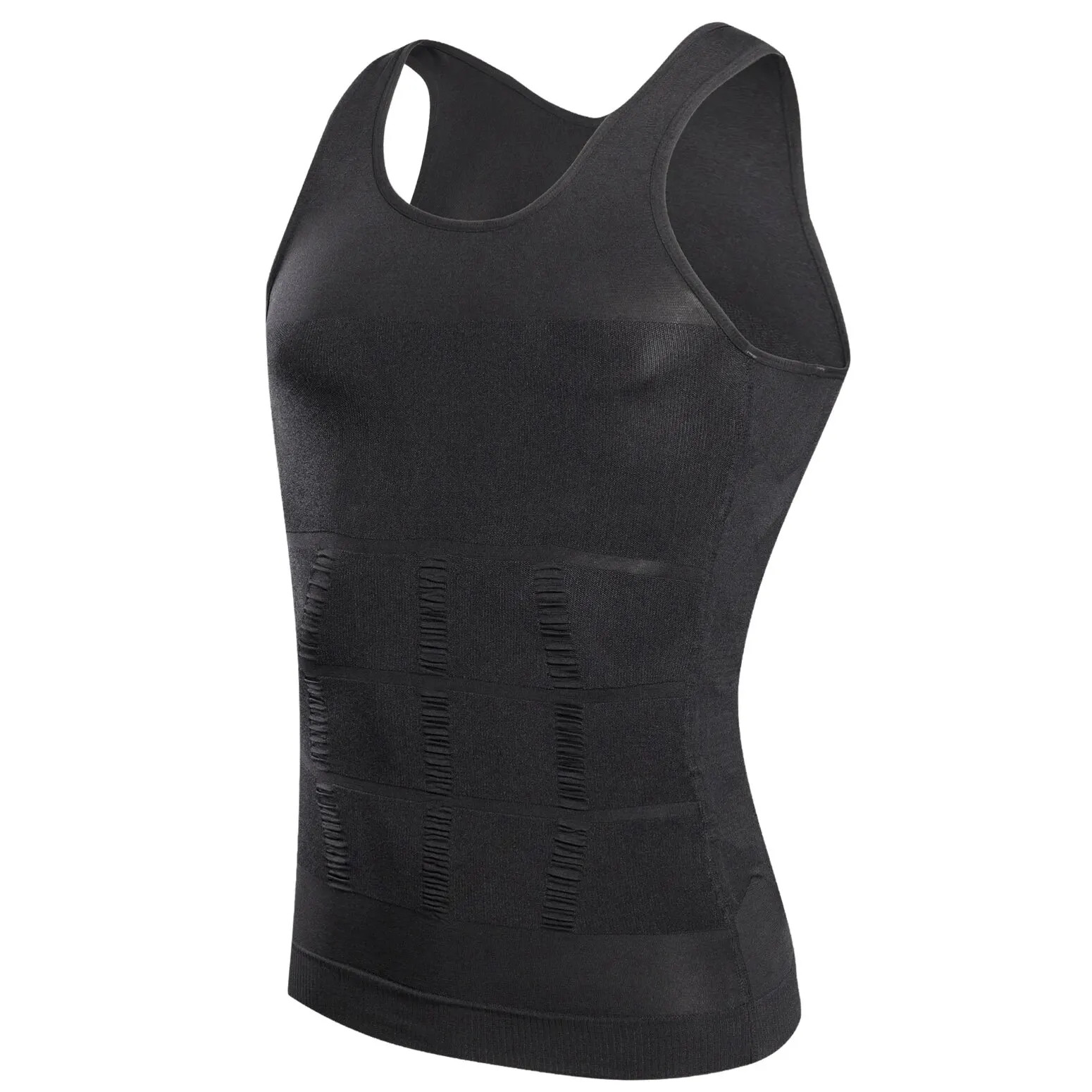 YBFDO Men Body Shaper Slimming Compression Vest Undershirt Seamless Waist