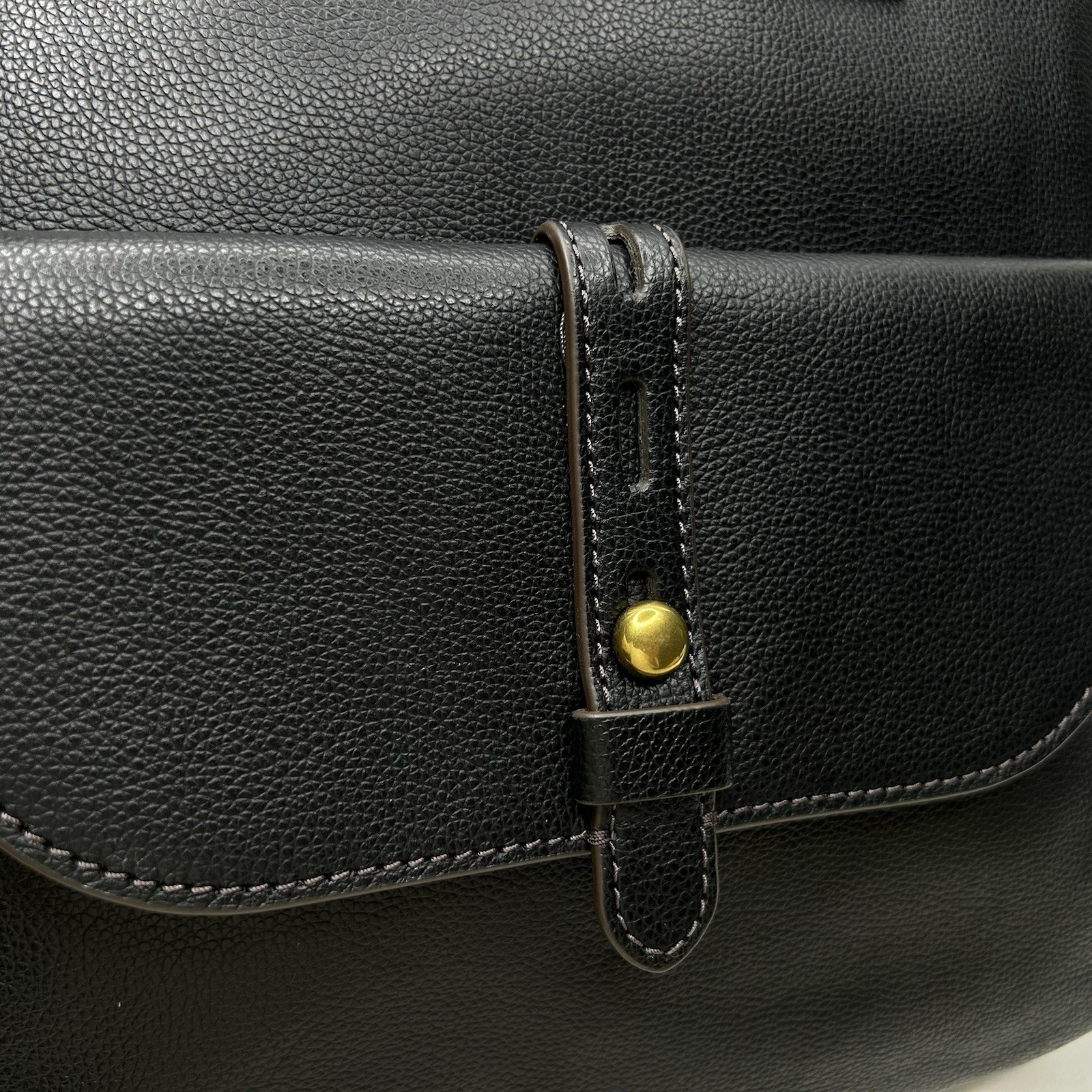 FOSSIL Hunter Black Pebble Leather Small Backpack #SHB2695