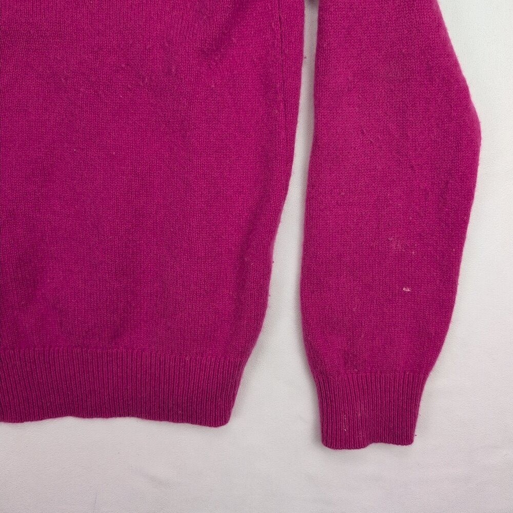 Babaton Cashmere Crewneck Sweater L – Fuchsia