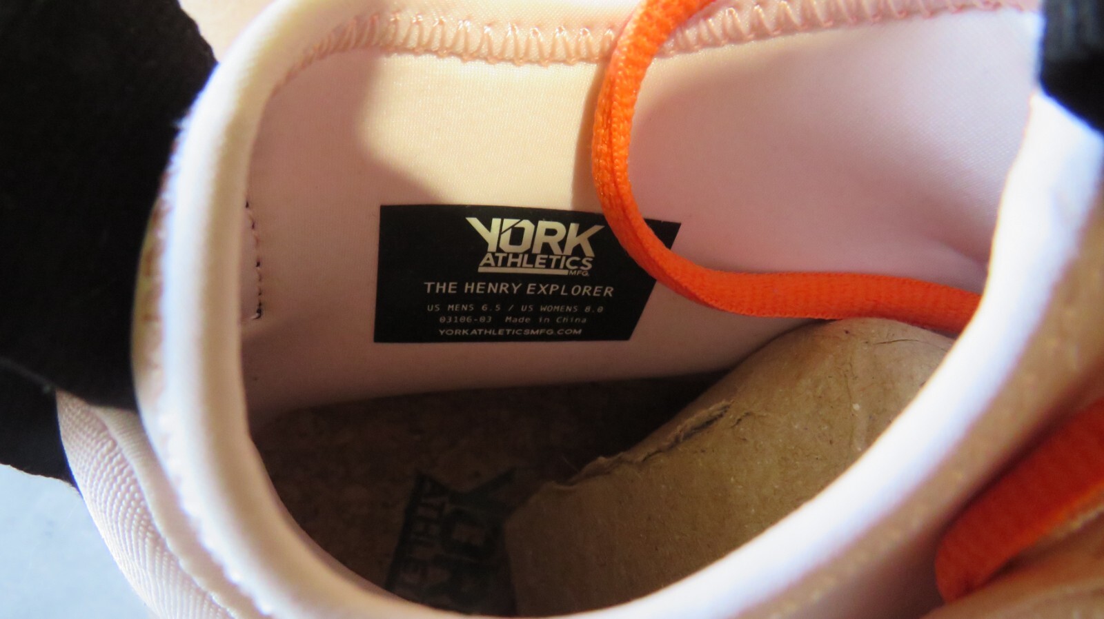 York Athletics – The Via All-Terrain Shoes, Men 6.5/ Women 8, Dusk Pink