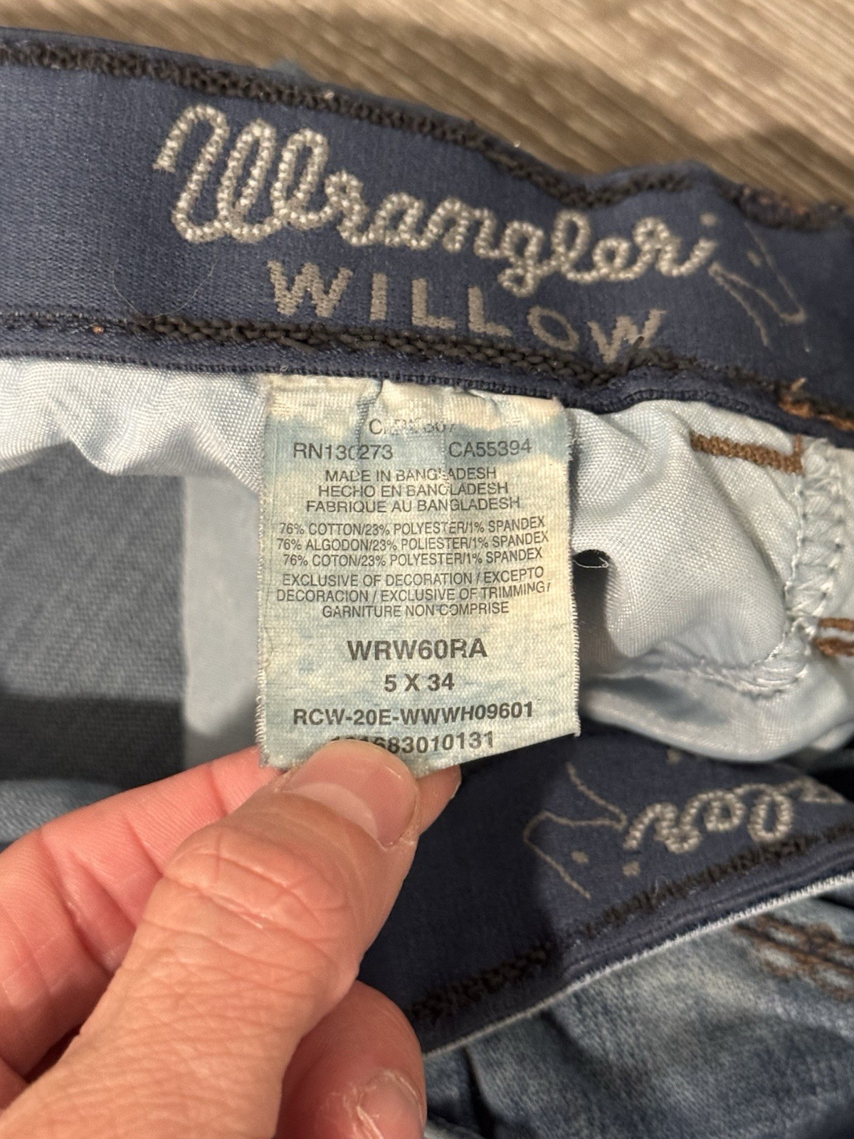 Wrangler Willow Ultimate Riding Jeans Womens 28×32 Bootcut Western Cowboy