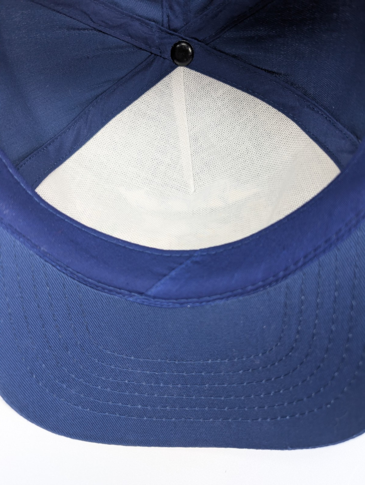 Switzerland Blue Embroidered Cow Alps Souvenir Snapback Hat Adjustable Cotton