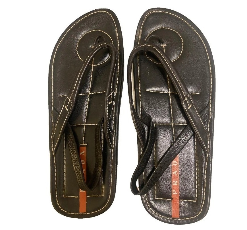 VTG Prada Sport Leather Sandals Women’s EU 39.5