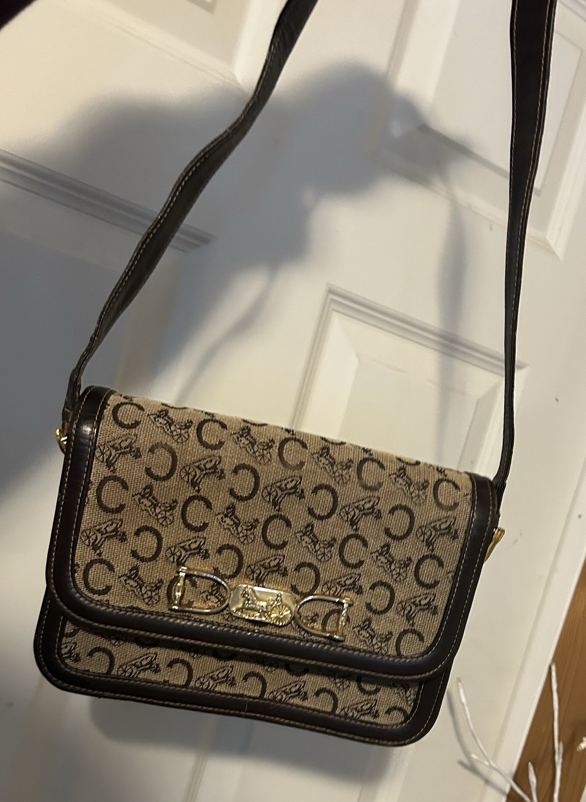 Celine Horse Bit Shoulder Bag