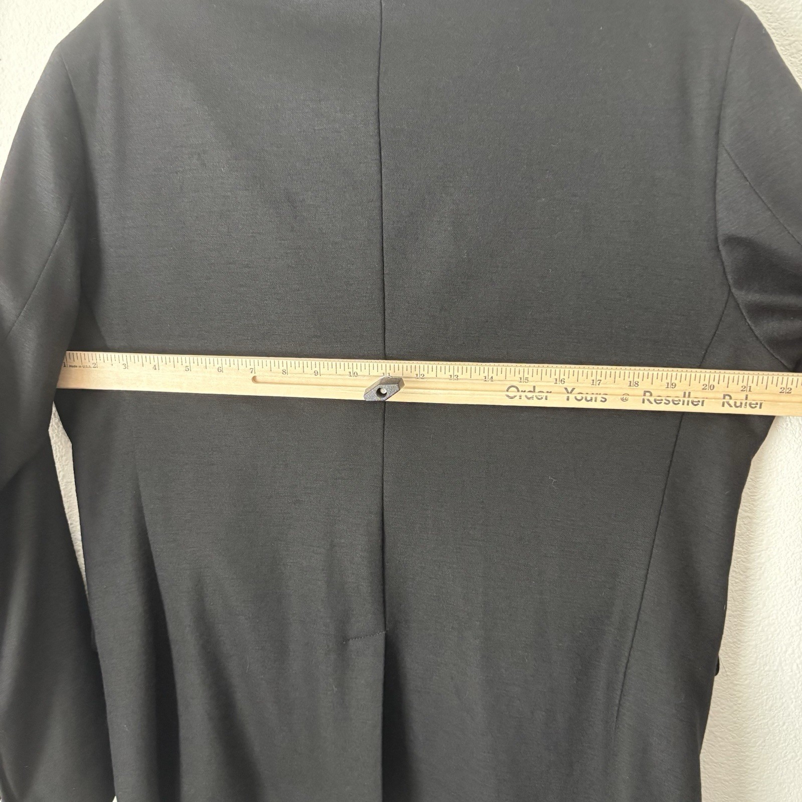 Banana Republic Blazer Men’s 42S Black Flannel Slim Fit Mario Bellucci 384417