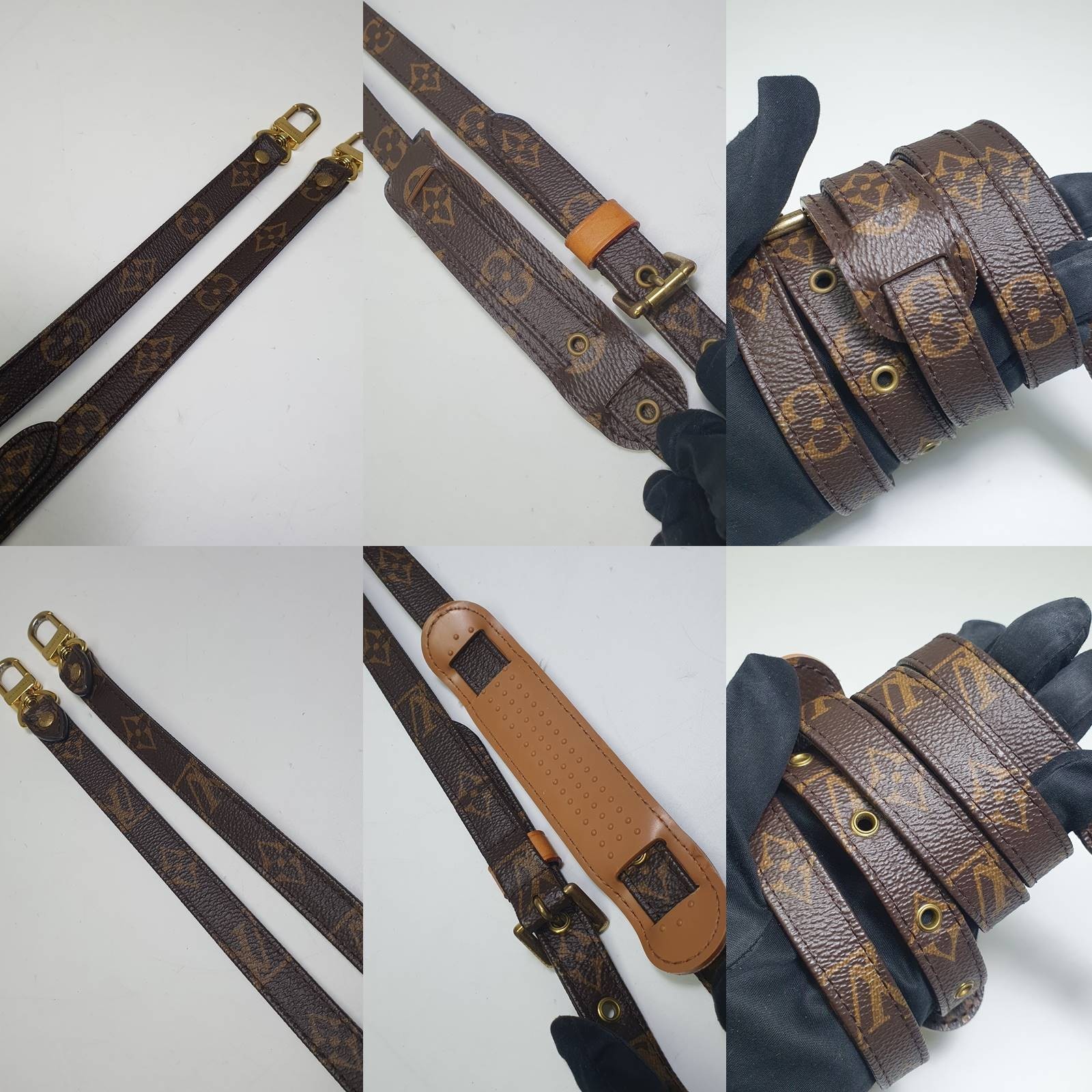 NO TARIFF Authentic Louis Vuitton Red Saintonge M43556 Strap of Other Bag CLA861