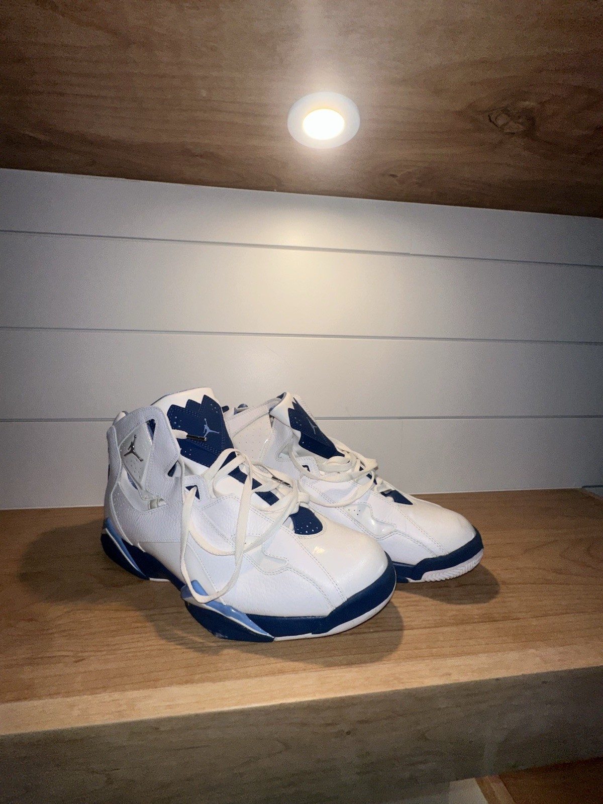 Nike Jordan True Flight White University Blue Men’s Size 14 342964-141