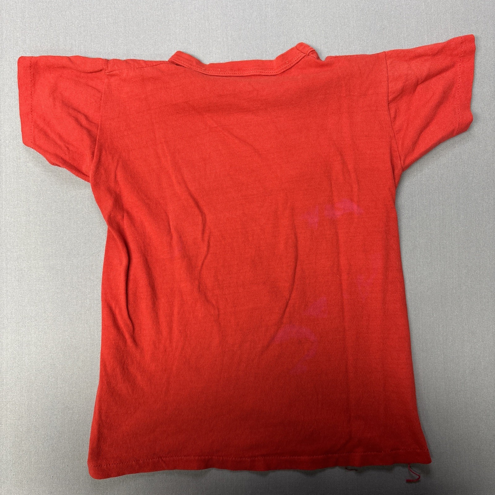 Vintage 1977 Star Wars T Shirt Sz Youth M? Red C07