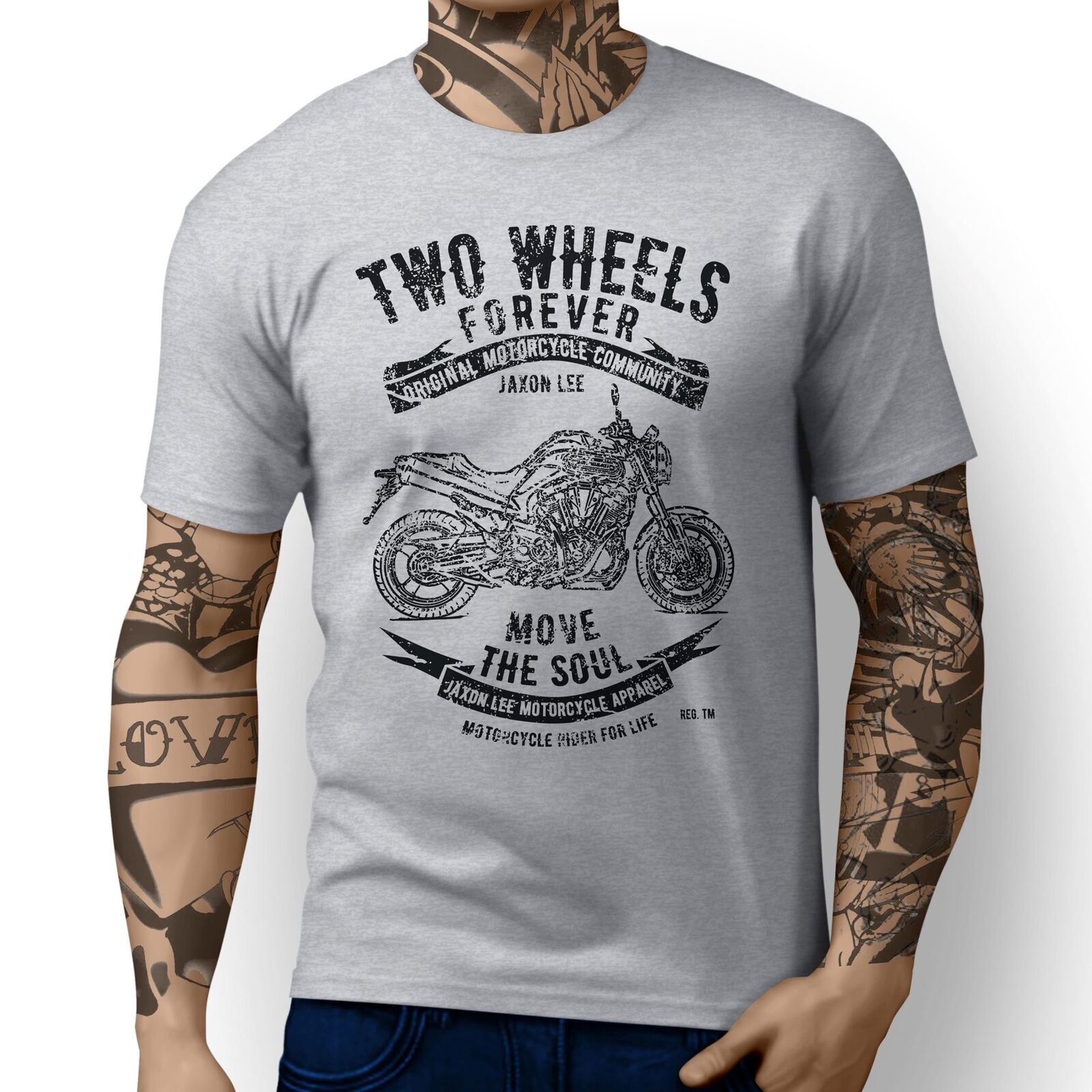 JL Soul Illustration For A Yamaha MT-01 Motorbike Fan T-shirt