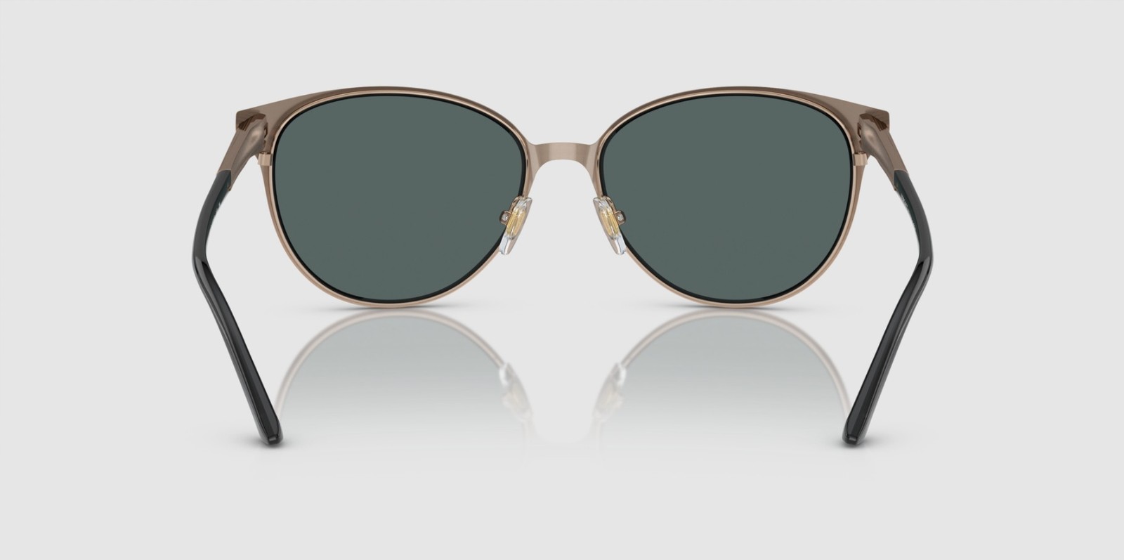 VERSACE VE2168 14095R Pink Gold Dark Grey Mirror Pink 57 mm Women’s Sunglasses