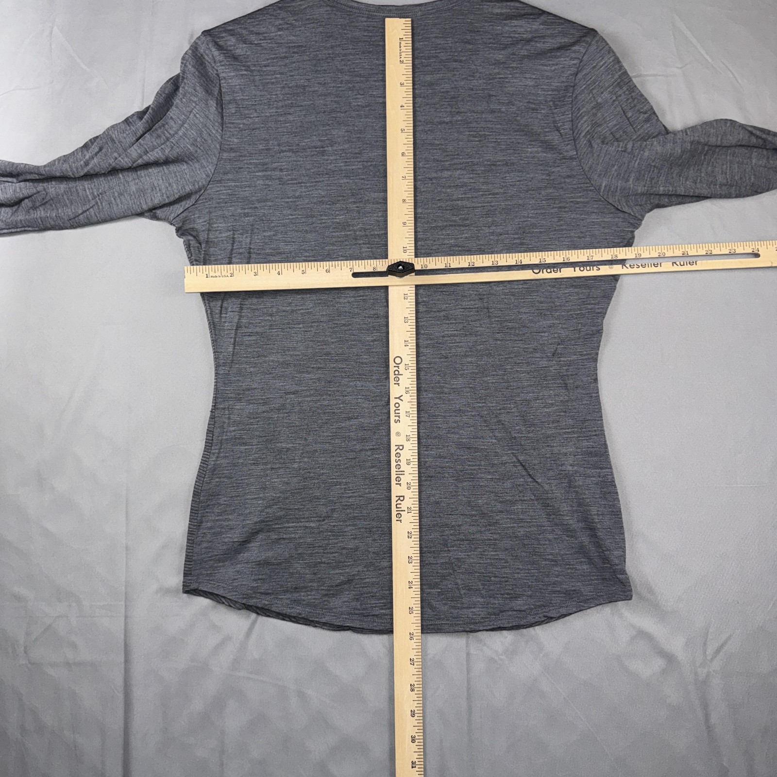 SEG’MENTS Shirt Mens Large Gray Long Sleeve Merino Wool Base Layer Hiking
