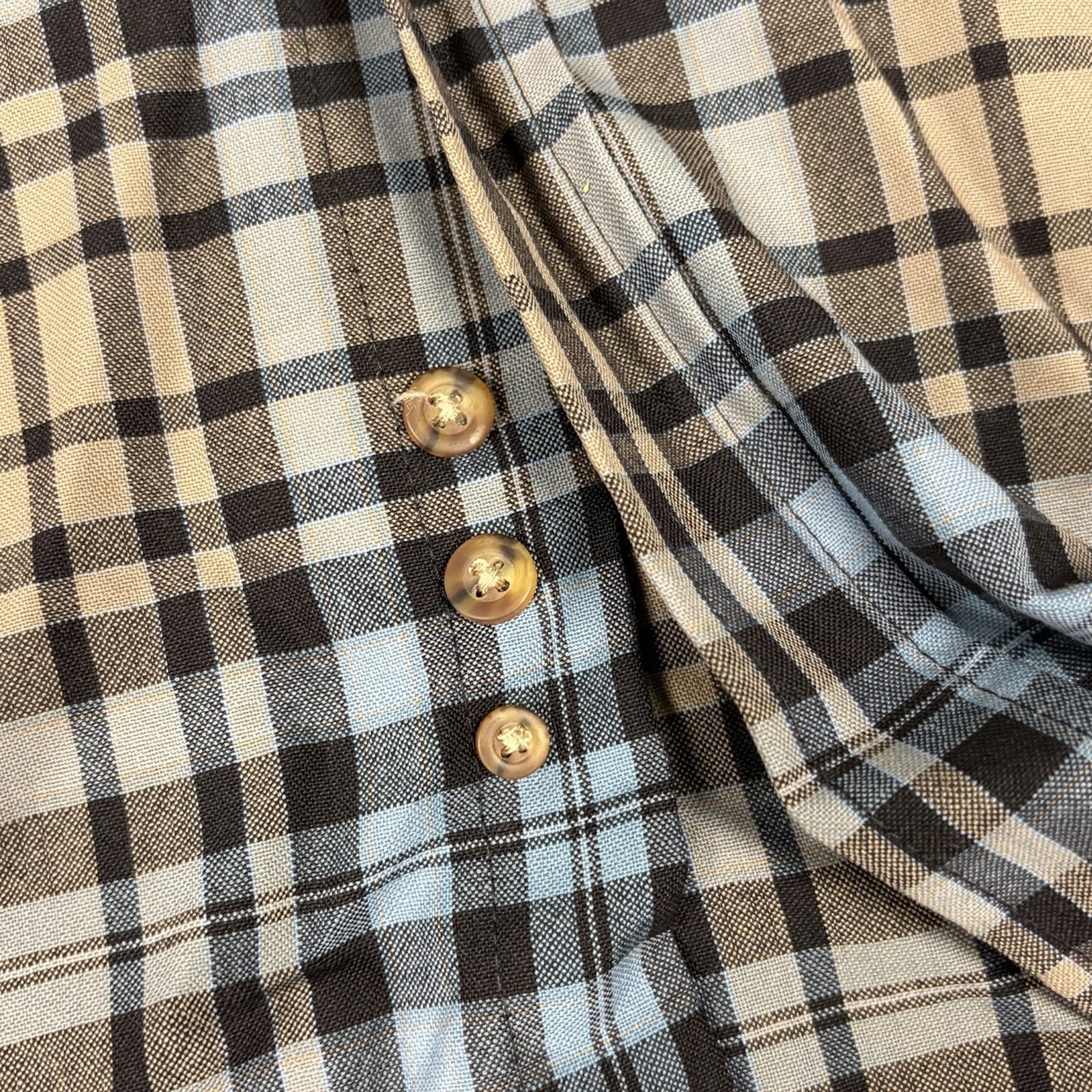 Pendleton Sir Pendleton Worsted Wool Tartan Plaid Shirt Men’s XL Long Sleeve