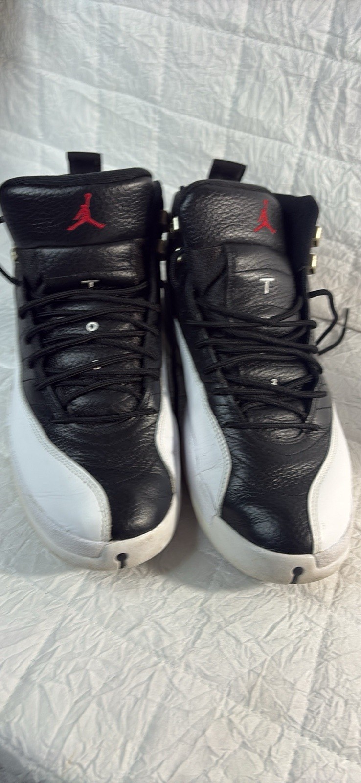 Nike Air Jordan 12 Retro Playoffs 2022 Men’s Size 13 Black White CT8013-006