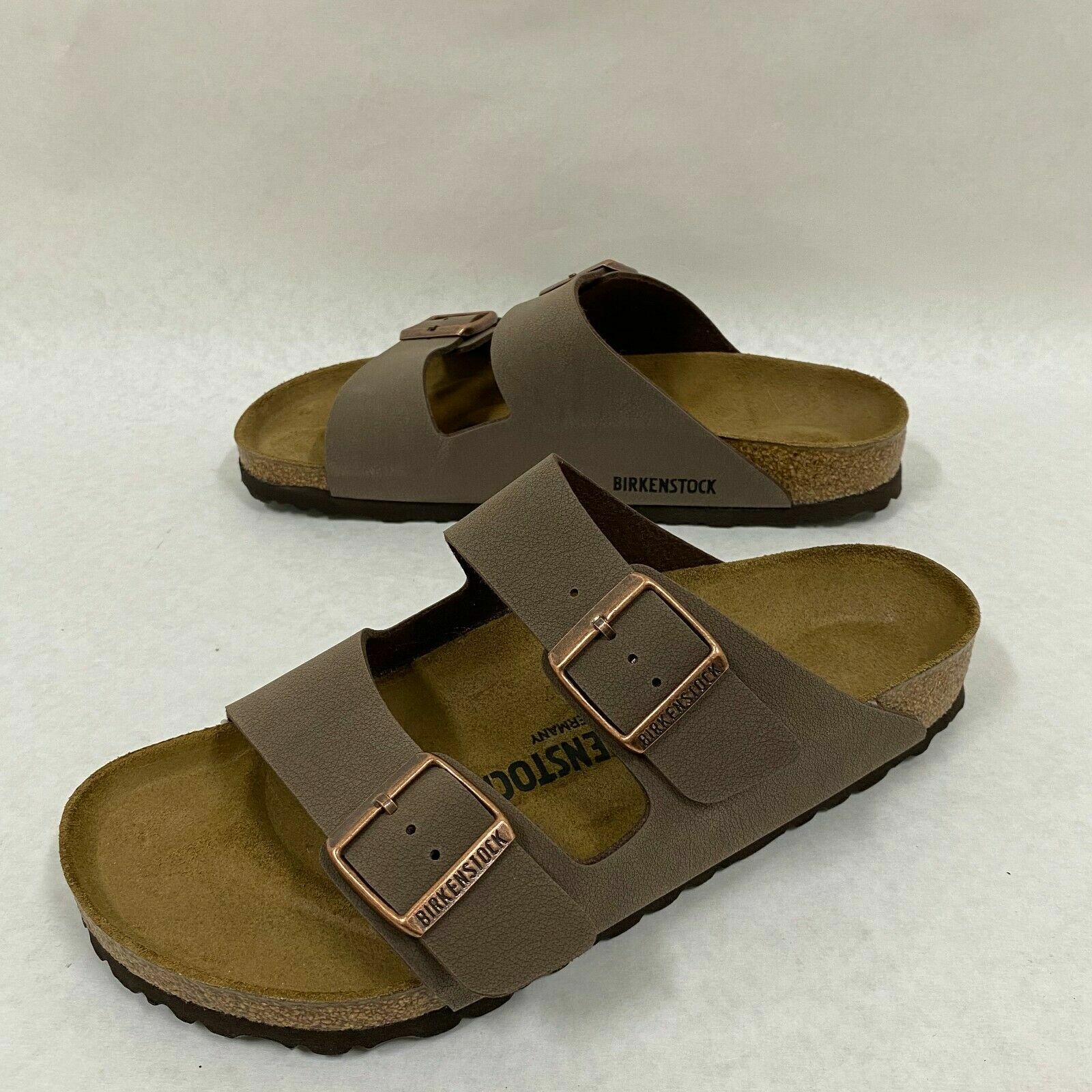 New with Box Birkenstock Arizona Mocha Birko-Flor Regular – Select Size