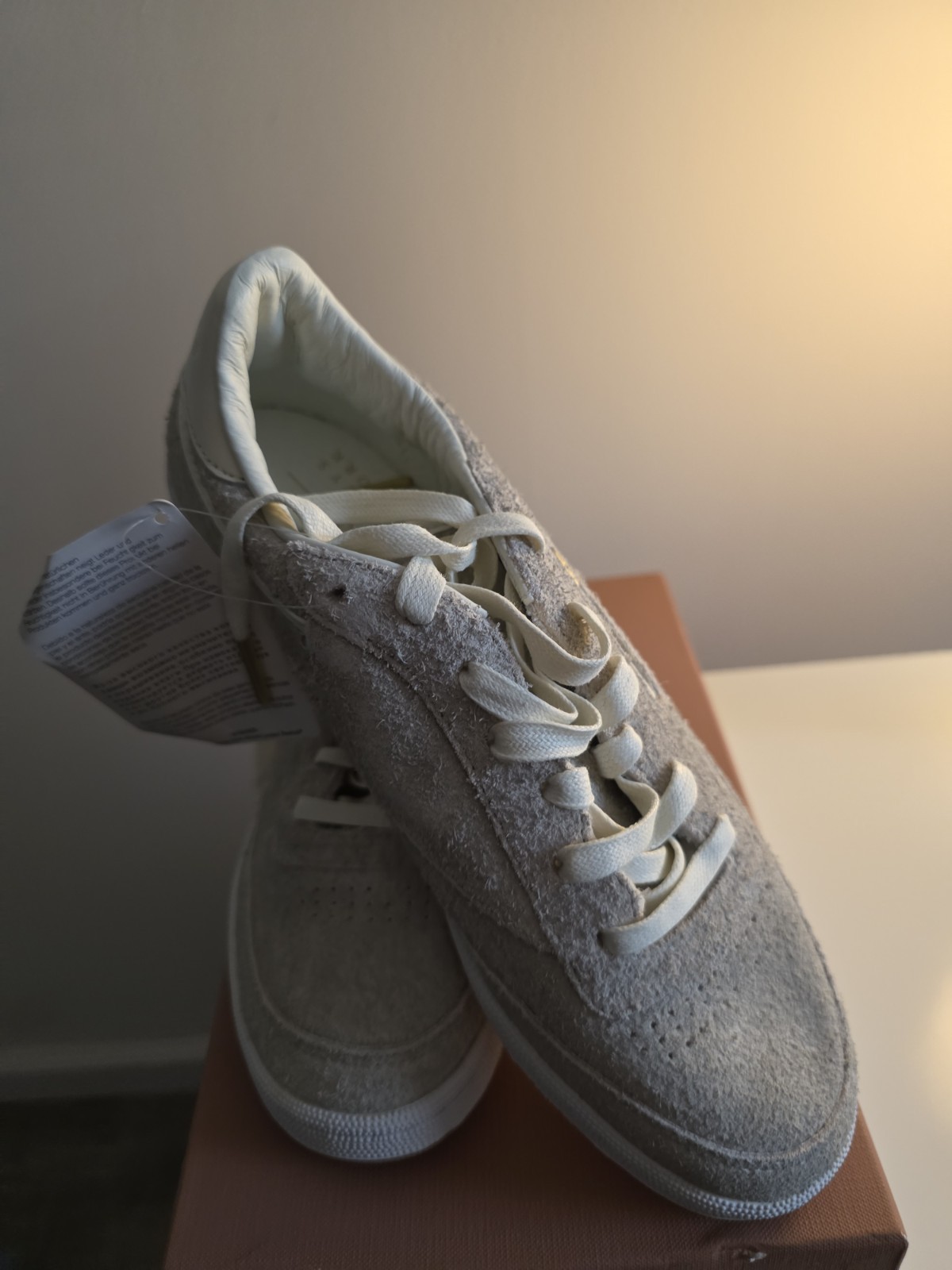 Barneys New York × Reebok Classic Club C 85 Gray Beige Suede women’s Sneakers