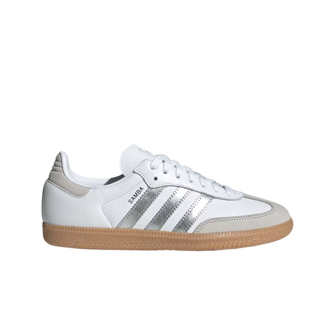 Adidas Samba OG Cloud White Silver Metallic JI2725 Authentic Women