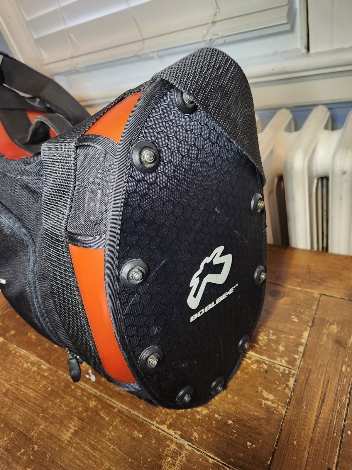 Boblbee Backpack Black Orange Hardcase Travel Duffle Bag Vintage Back Protector