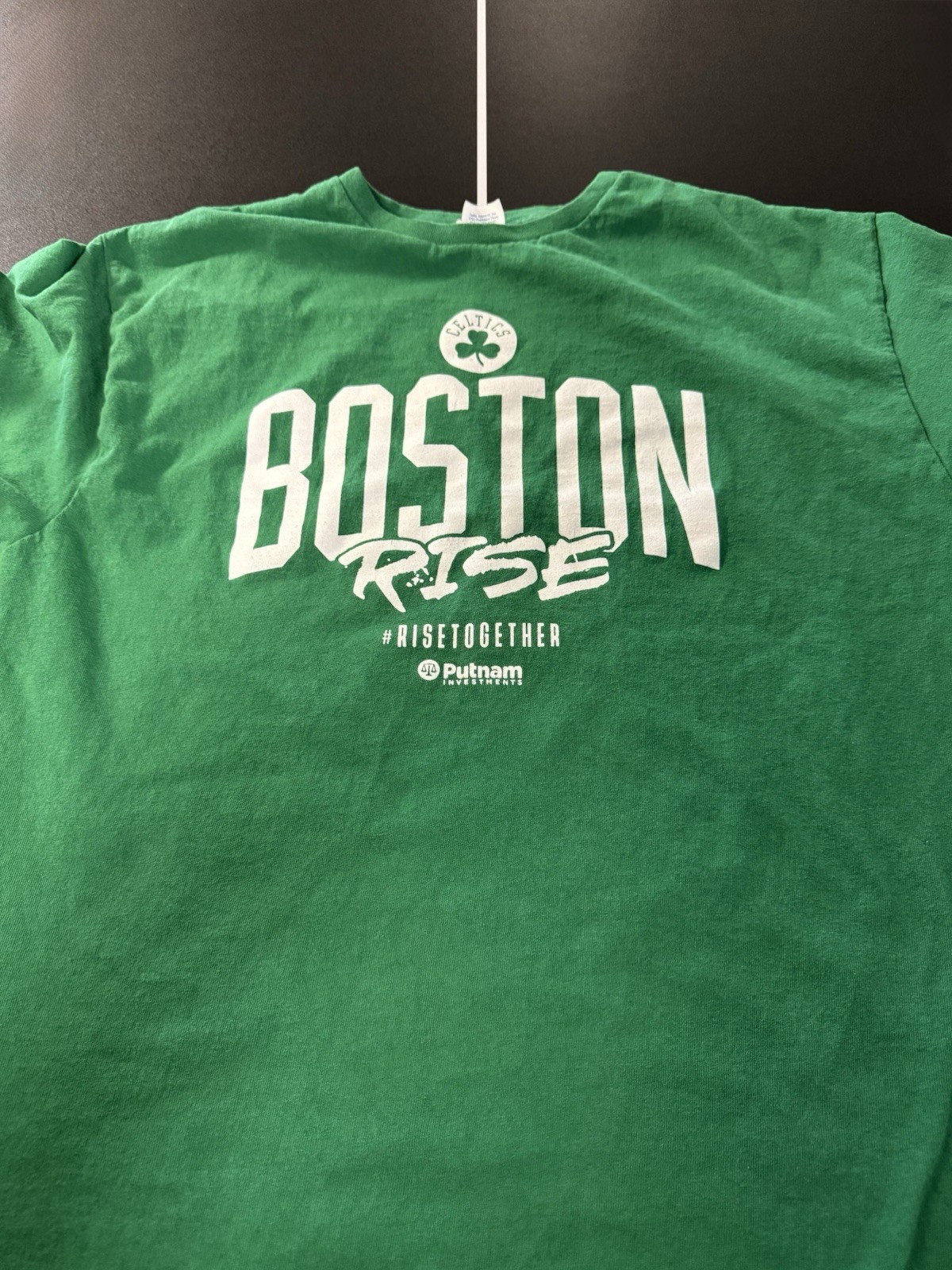 Boston Celtics Playoff giveaway Rise t-shirt – Men’s XL