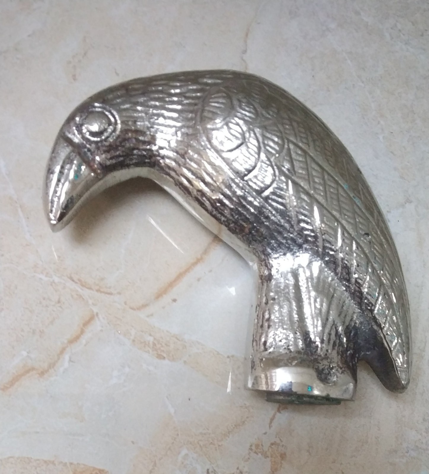 Solid Brass Crow Handle for Walking Cane | Replacement Stick Accessory