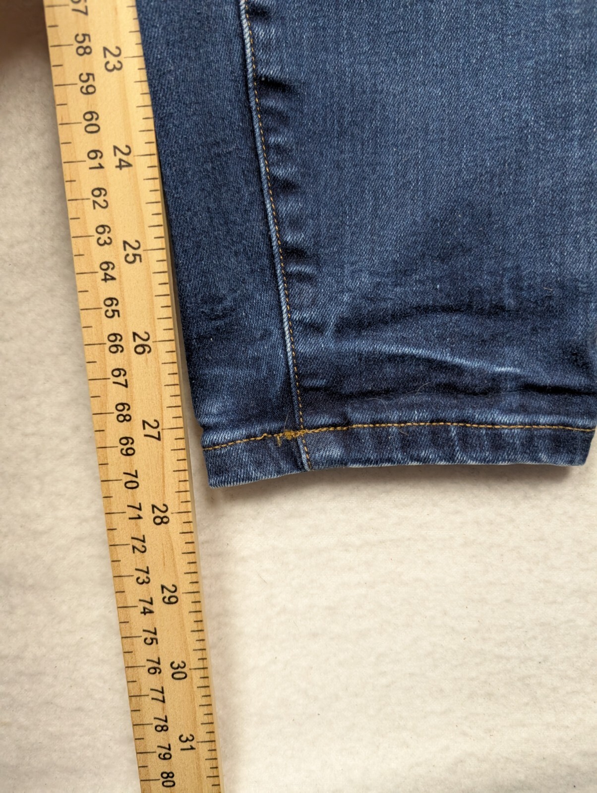 Duluth Trading Jeans Women’s 12 reg High Rise Stretch Denim skinny 30×28 dark