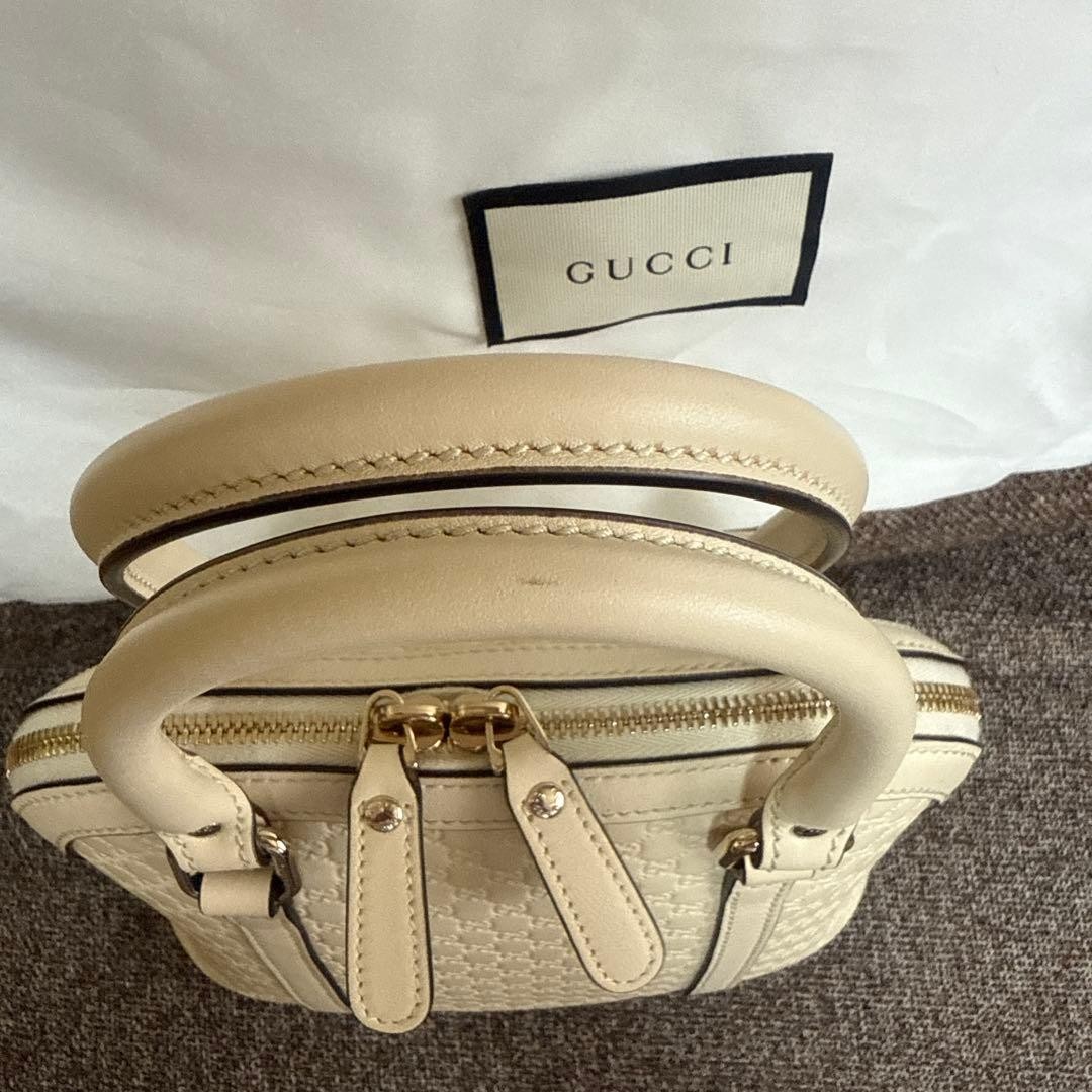 GUCCI Micro Shima 2way Bag Excellent Condition Gucci Gift Present 0611b