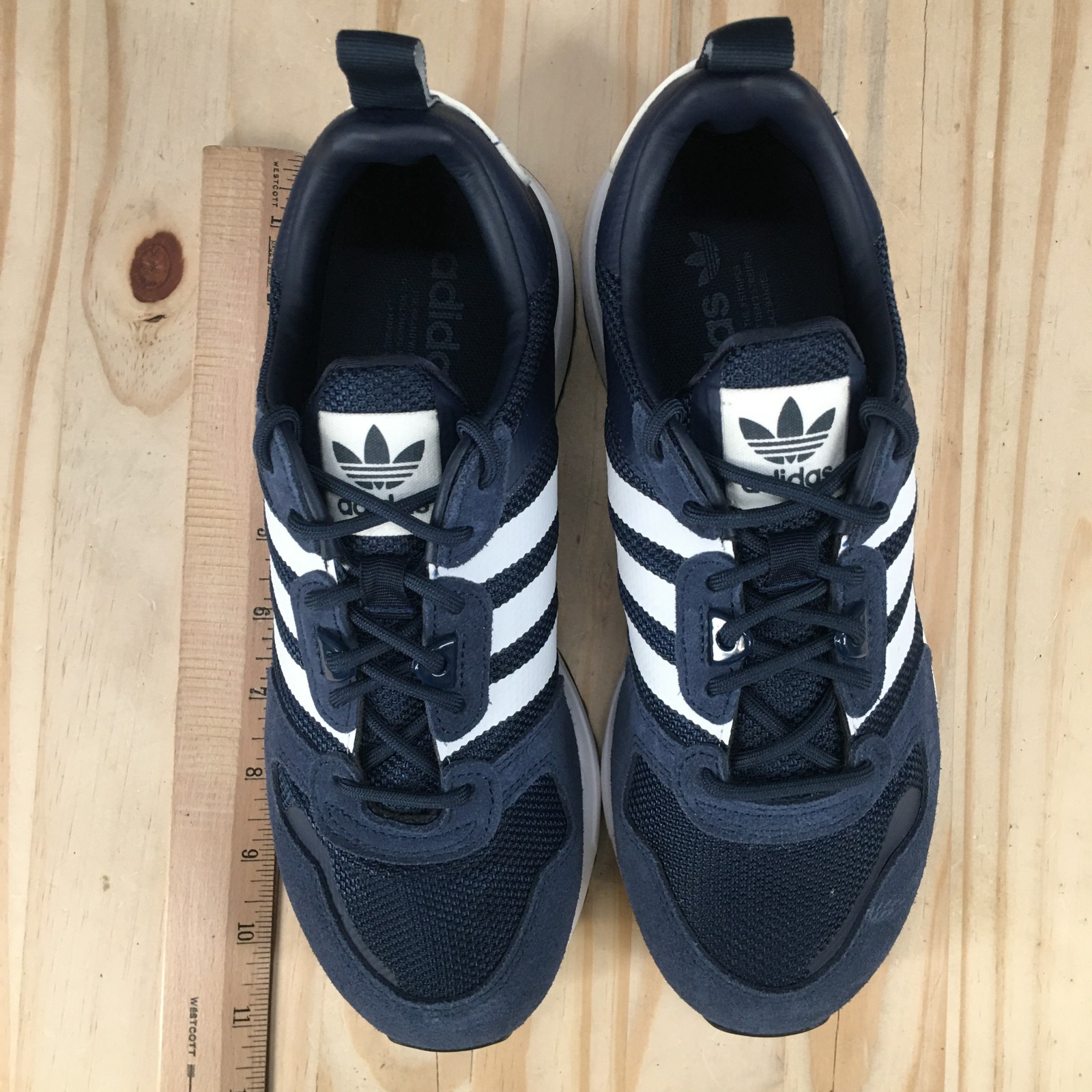Adidas Sneakers Mens 6.5 Blue ZX 700 HD Trainers Shoes Suede Low Top FY1102