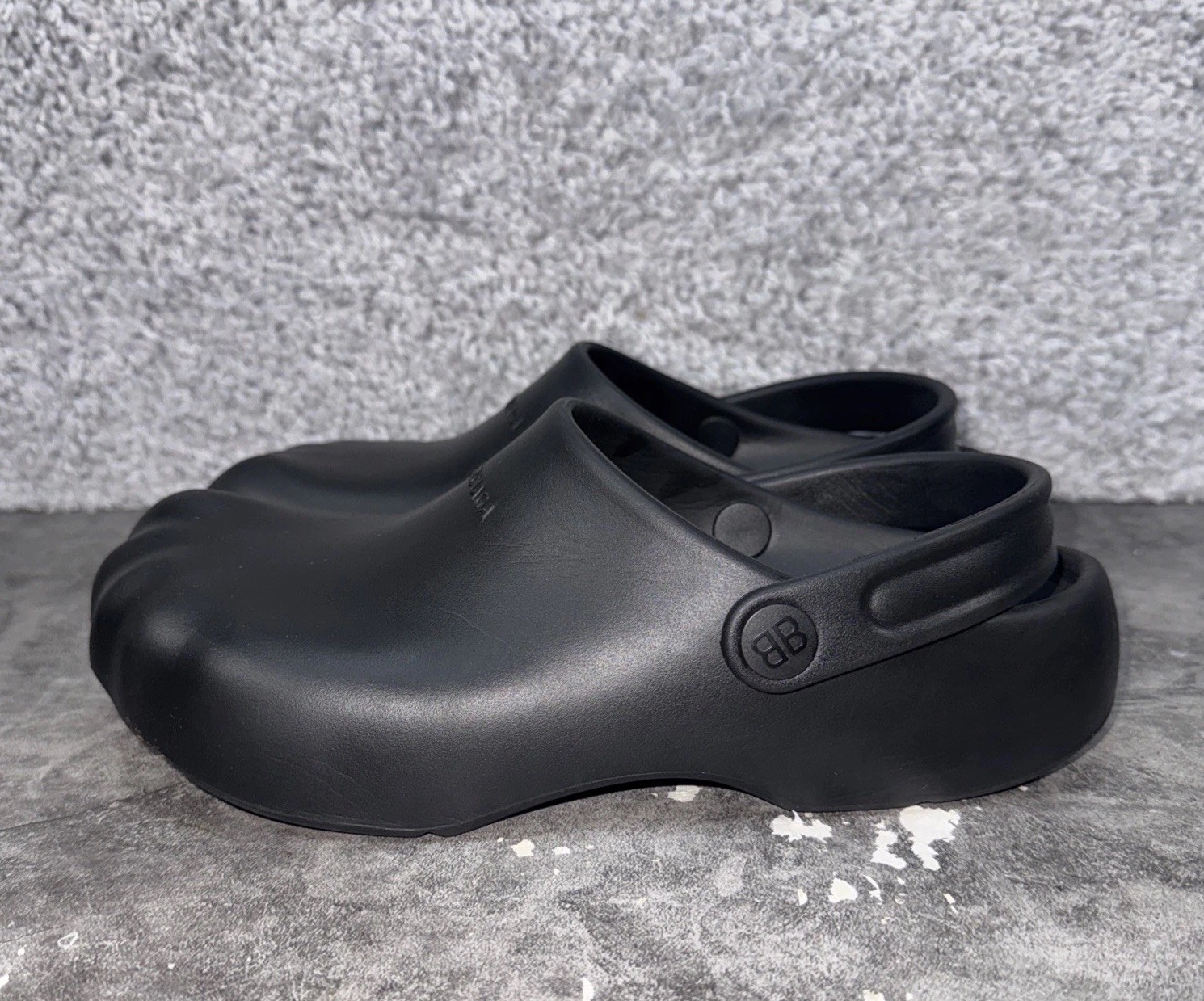 Balenciaga Sunday Molded Mule Slingback Rubber Clogs Shoes Women Size 40