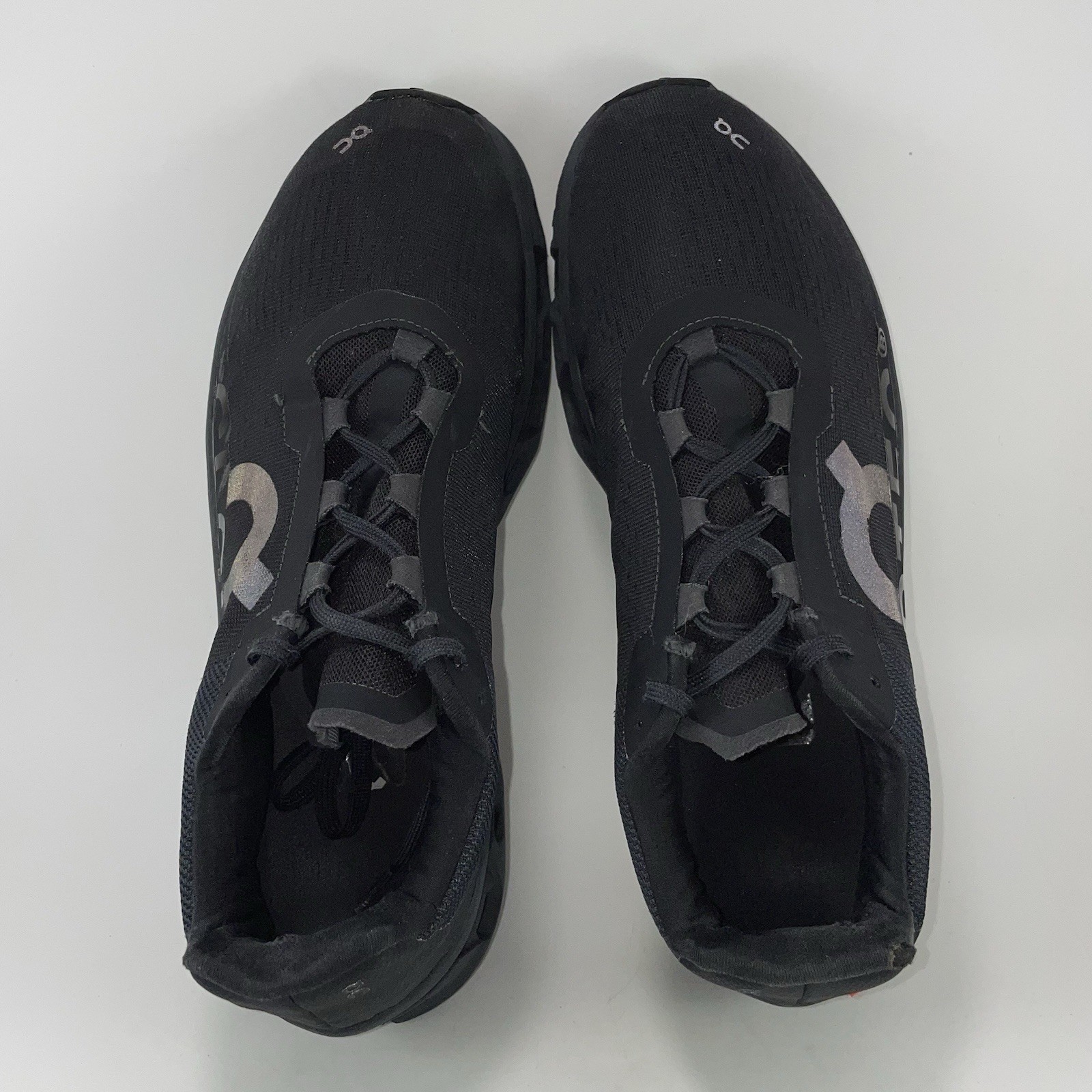 On Cloud Cloudmonster 1 Mens Size 12 Triple Black Max Cushion Athletic Sneakers