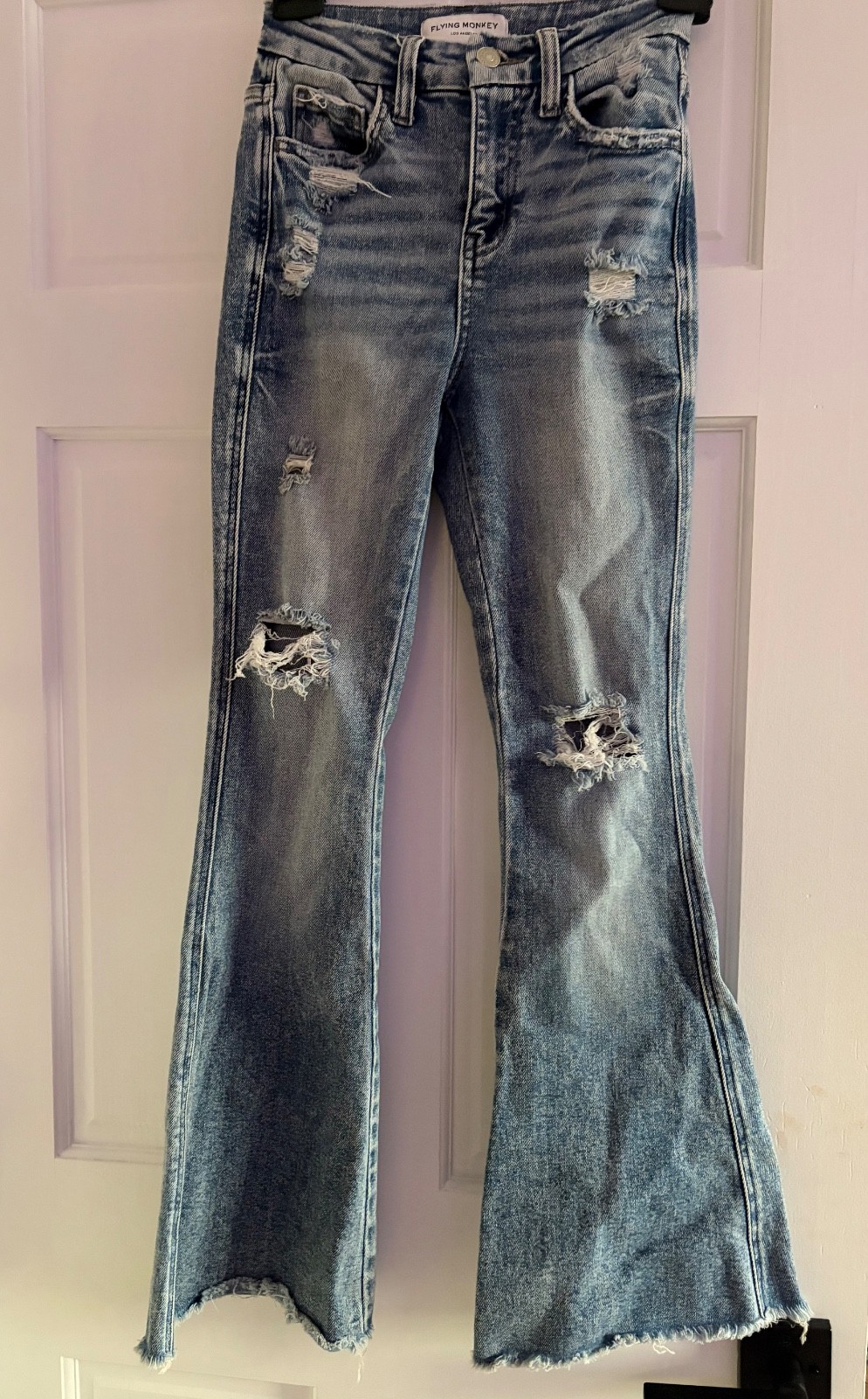 Flying Monkey flare distressed jeans Youth size 22