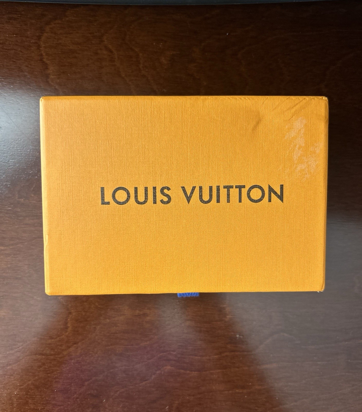 Louis Vuitton Damier Ebene Check Zip Key Pouch Chain & Clip Brown/Gold