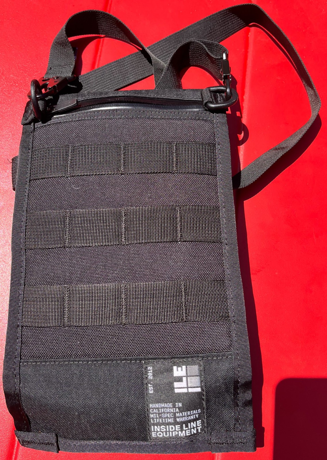 ILE Inside Line Equipment Forest Green Wax Canvas Water Bottle Holster