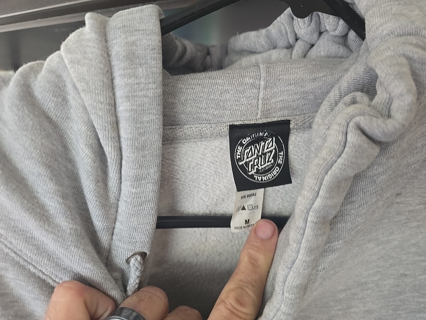 Pre Owned Excellent Shape Adult M Gray Santa Cruz Sweatshirt Santa Cruz Brand