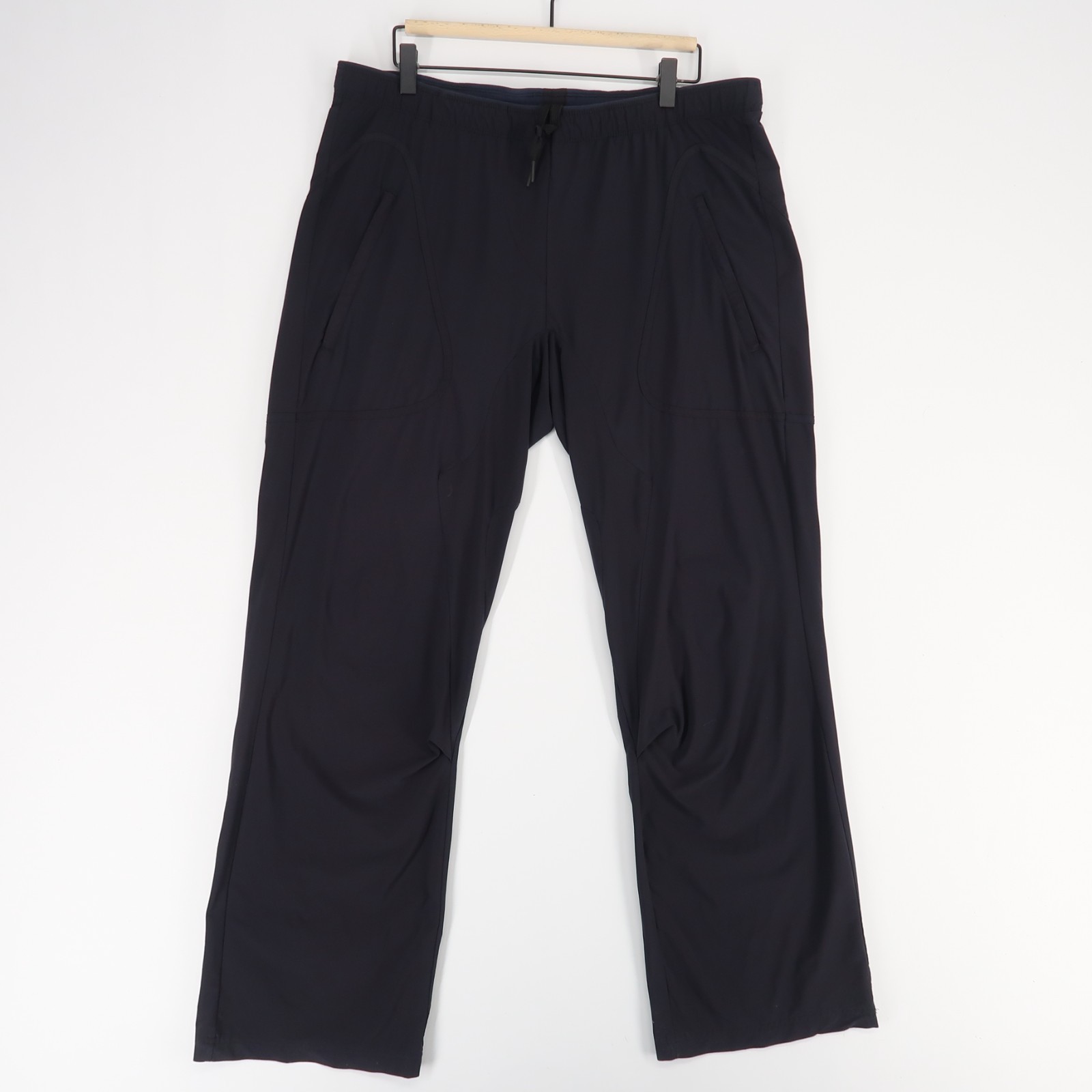 Paskho Conscious Long Haul Pants Womens L Black Flight Travel Zipper Pockets