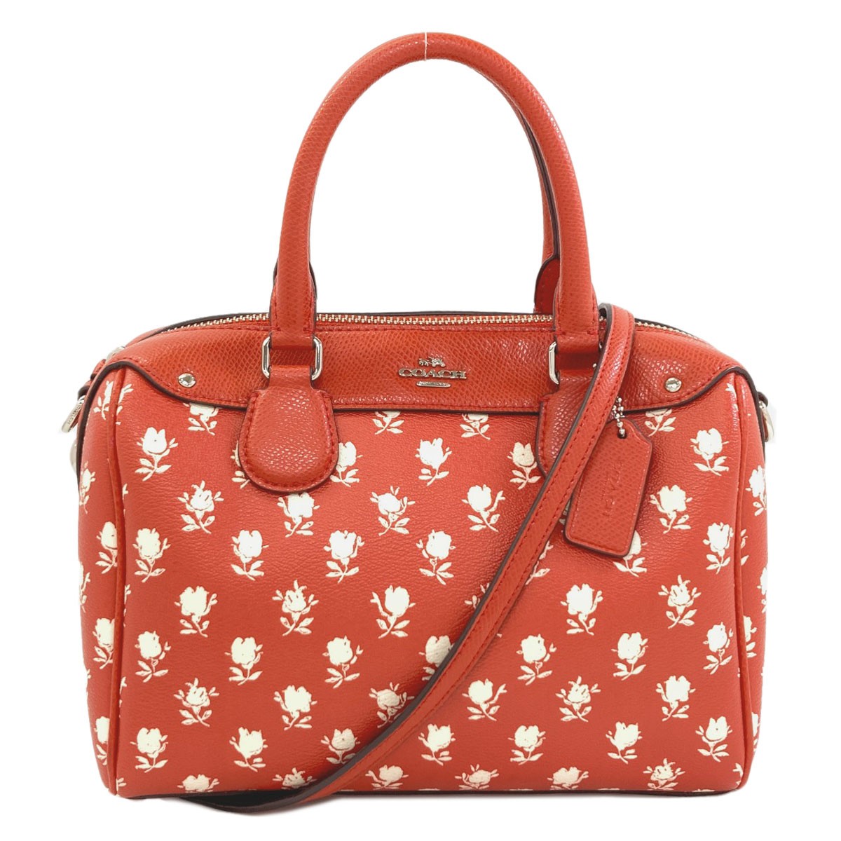 COACH F38160 Badlands Floral 2-Way Satchel Handbag PVC Ladies [Used]