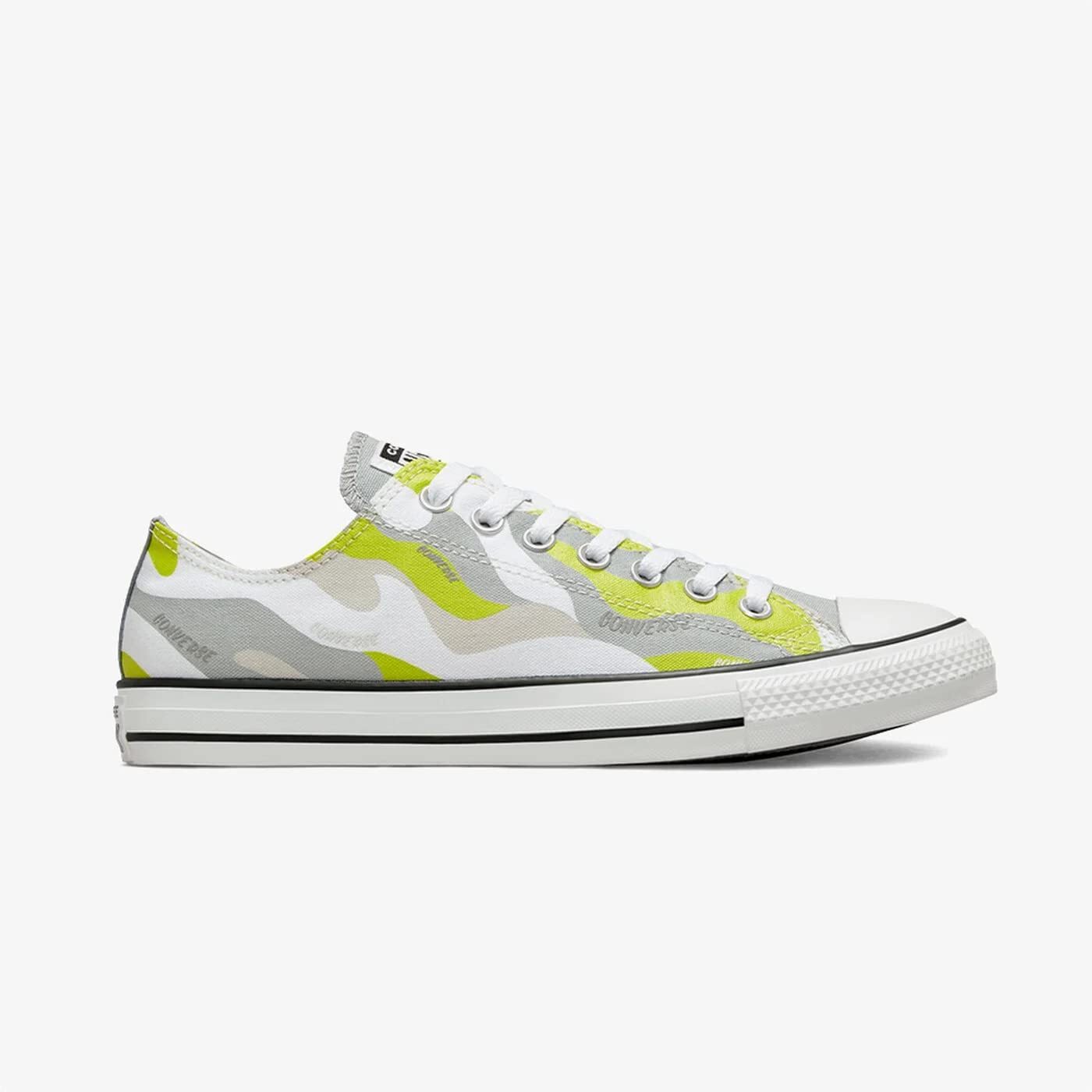 Converse Youth Chuck Taylor All Star White/Ash Stone/Lime Twist 372088F Size 3