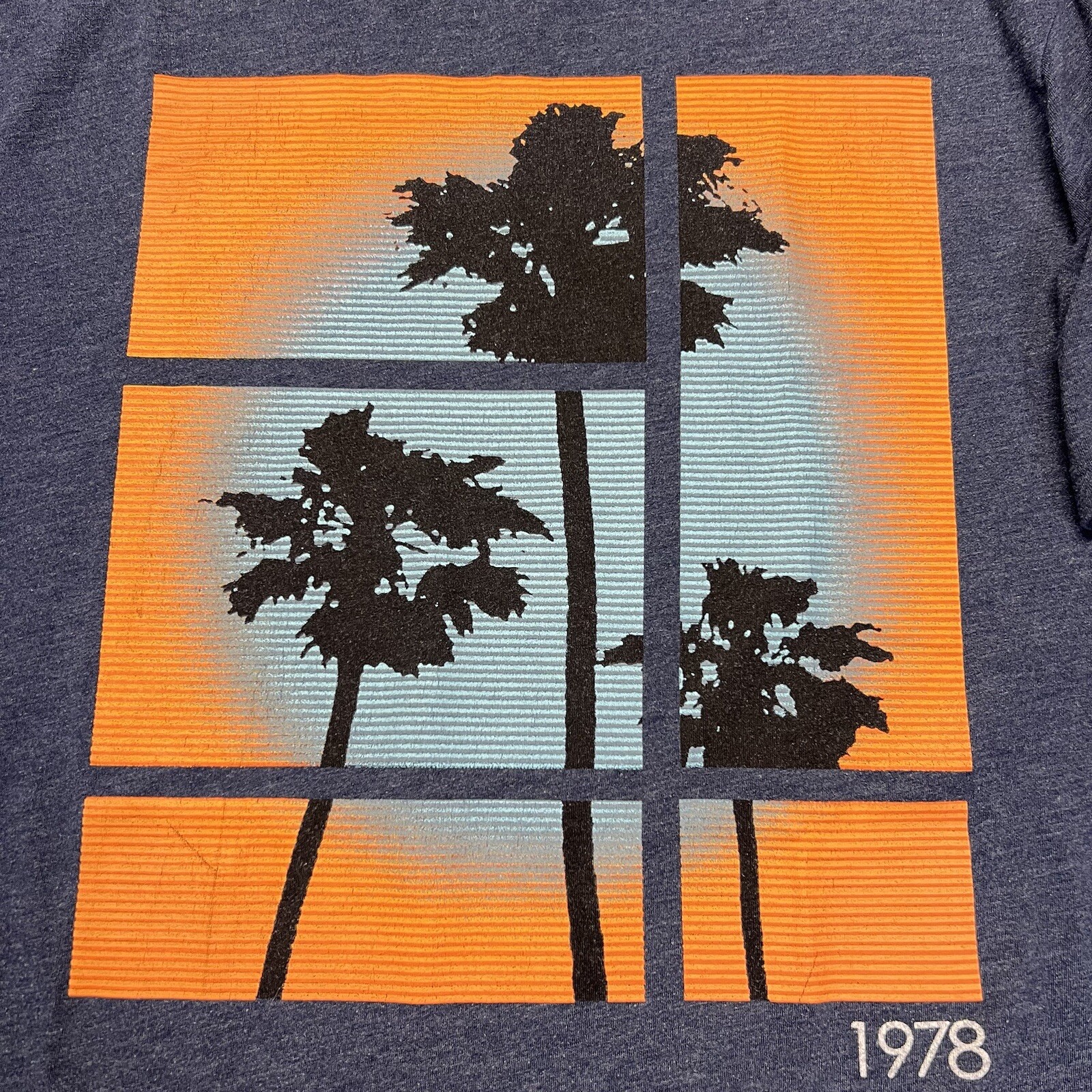 Banana Republic Graphic Tee Men’s Size XL Trees 1978 T-shirt Outdoor Beach
