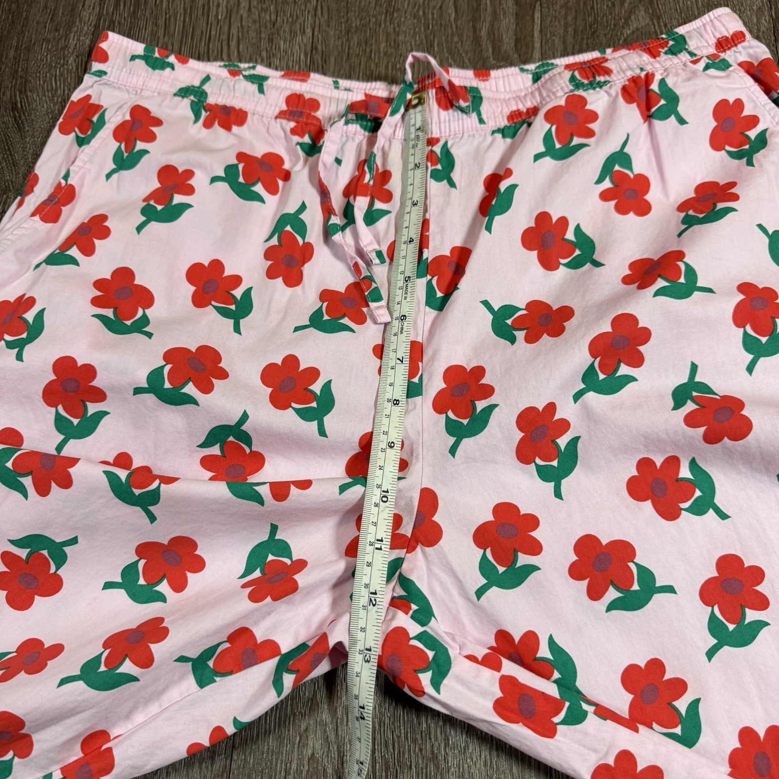 GOLF Wang Men’s Floral Print Pink Button-Front Shirt and Pant Set Medium